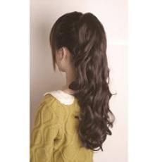 水媚兒假髮MBM033棕♥公主系長捲髮馬尾 快速接髮♥日本高級髮絲 預購或現貨