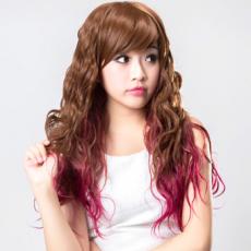 水媚兒假髮HL619A-H ♥日本原宿Dolly娃娃風雙色漸變長捲髮♥ 高溫絲 現貨或預購